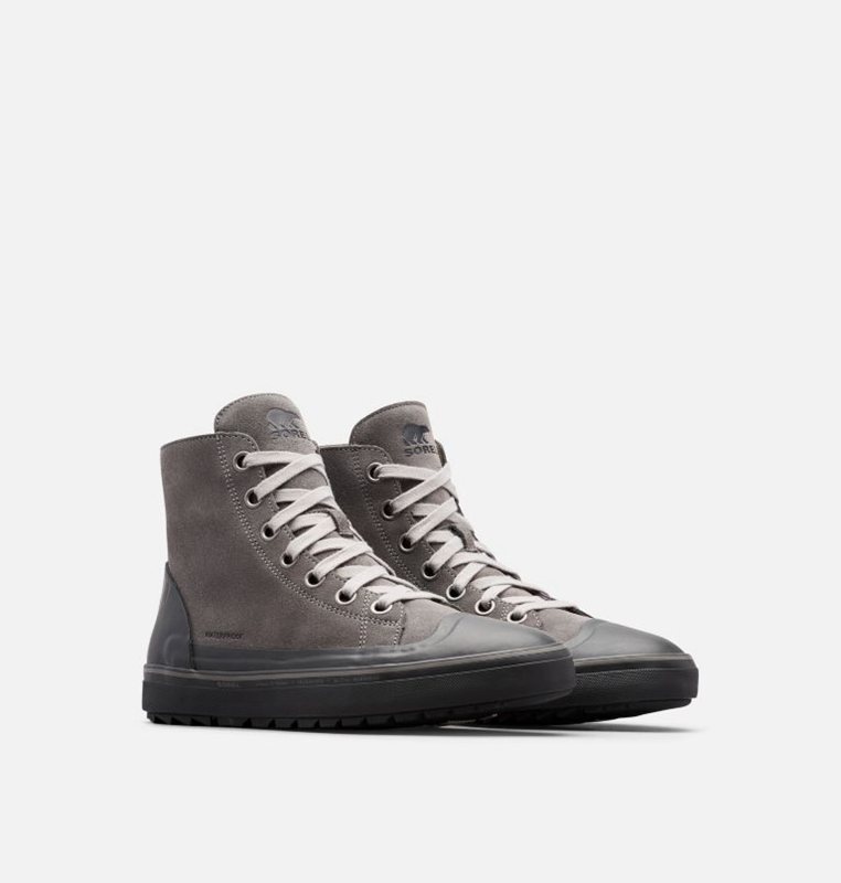 Mens Booties Dark Grey - Sorel Cheyanne™ Metro Hi - 132-ZQLCBS